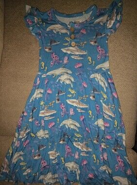 Ocean Bamboo Twirl Dress